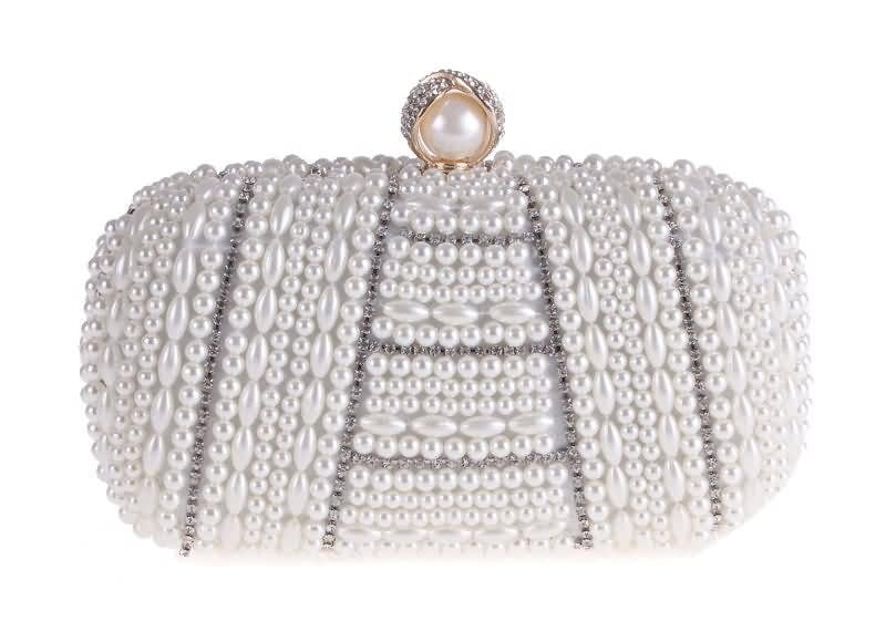 Beaded Evening Bags Luxury Pearls Clutches