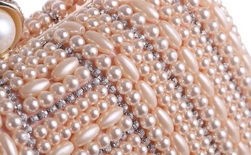 Beaded Evening Bags Luxury Pearls Clutches