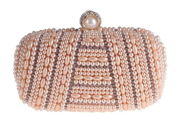 Beaded Evening Bags Luxury Pearls Clutches