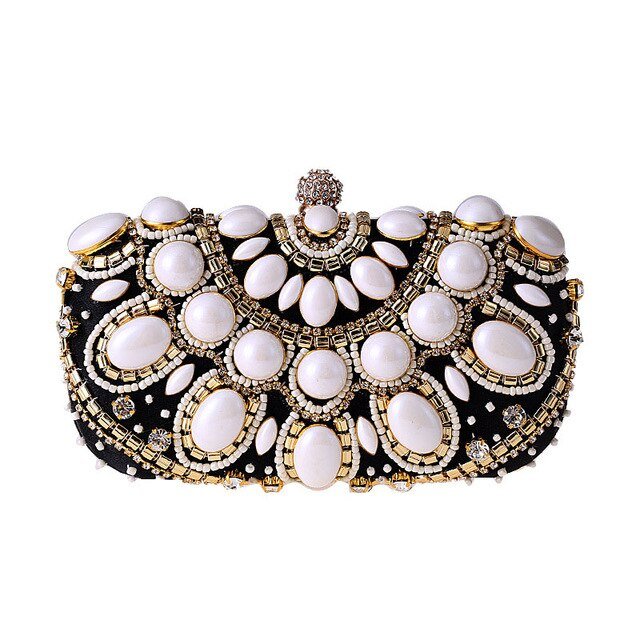 Beaded Evening Clutch Bags for Wedding Designer