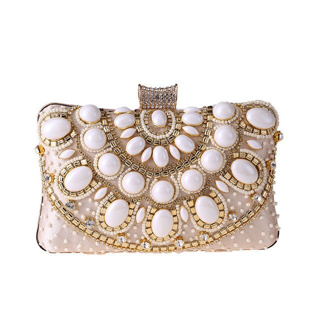 Beaded Evening Clutch Bags for Wedding Designer