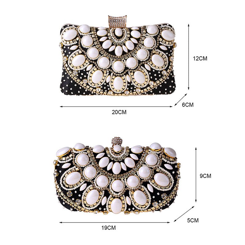 Beaded Evening Clutch Bags for Wedding Designer