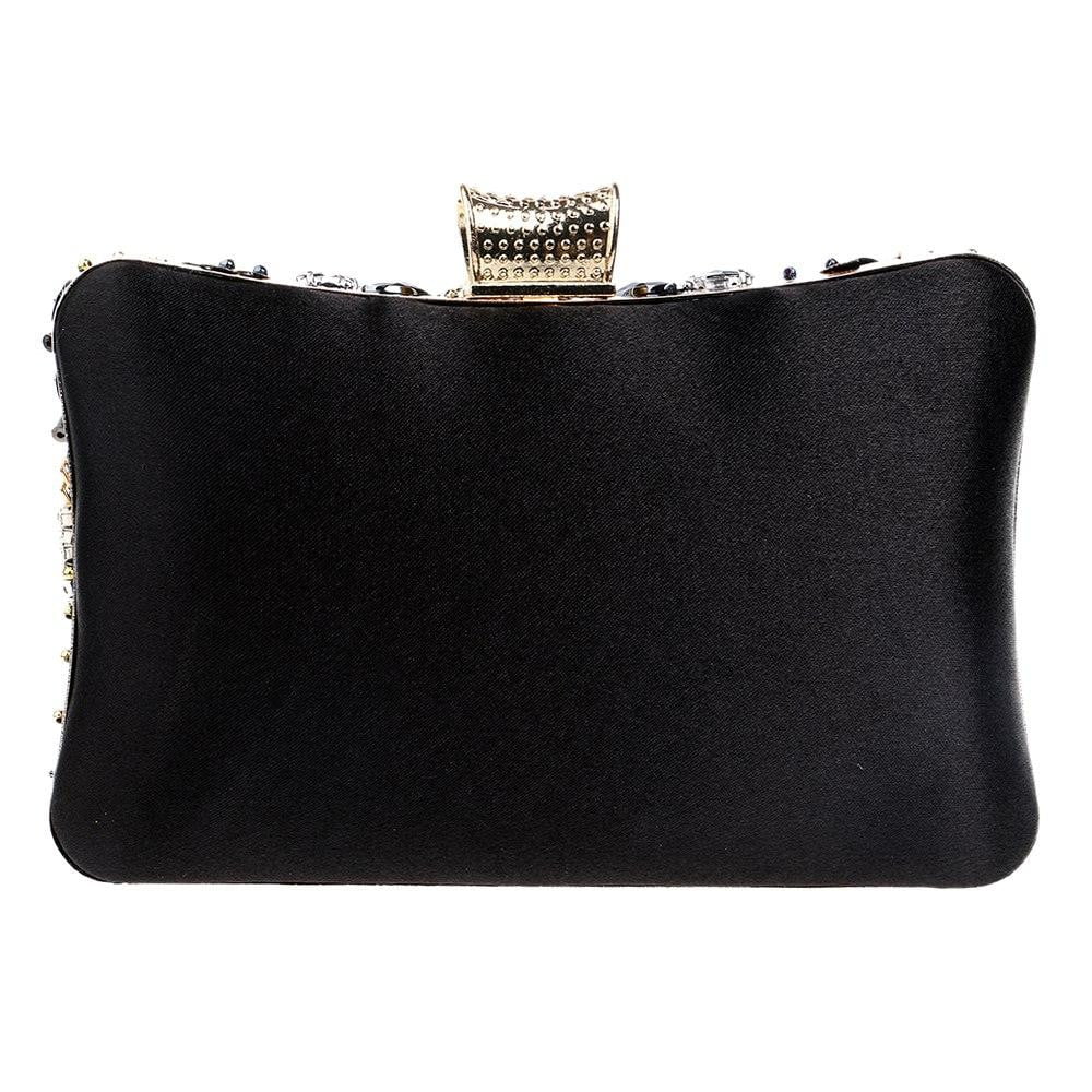 Black Evening Bag Sparkly Clutch