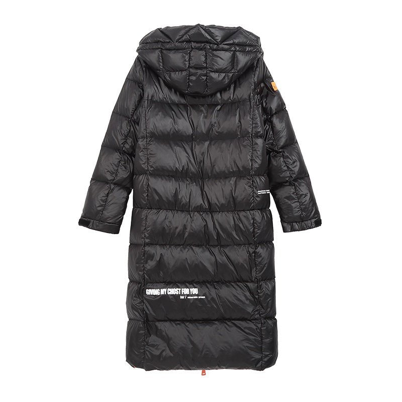 Black Womens Puffer Jacket With Hood
