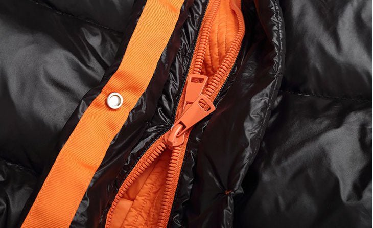 Black Womens Puffer Jacket With Hood