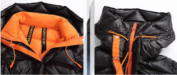 Black Womens Puffer Jacket With Hood