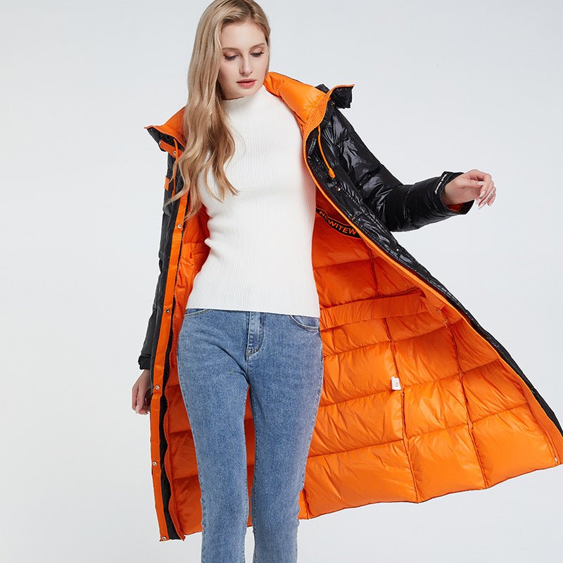 Black Womens Puffer Jacket With Hood