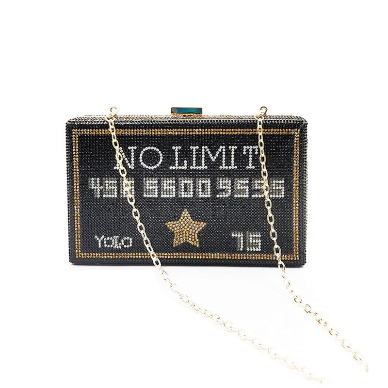Bling Money Purses and Handbags Diamond Evening Clutch Bag for Wedding Party