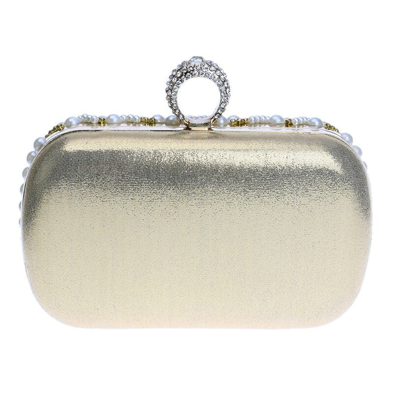 Bridal Clutch Bag Beaded Diamonds