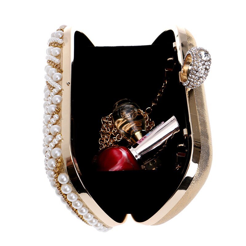 Bridal Clutch Bag Beaded Diamonds