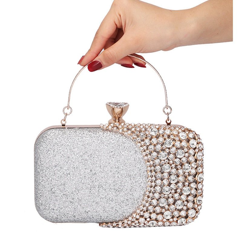 Bridal Clutch Bag Crystal Wedding Purse