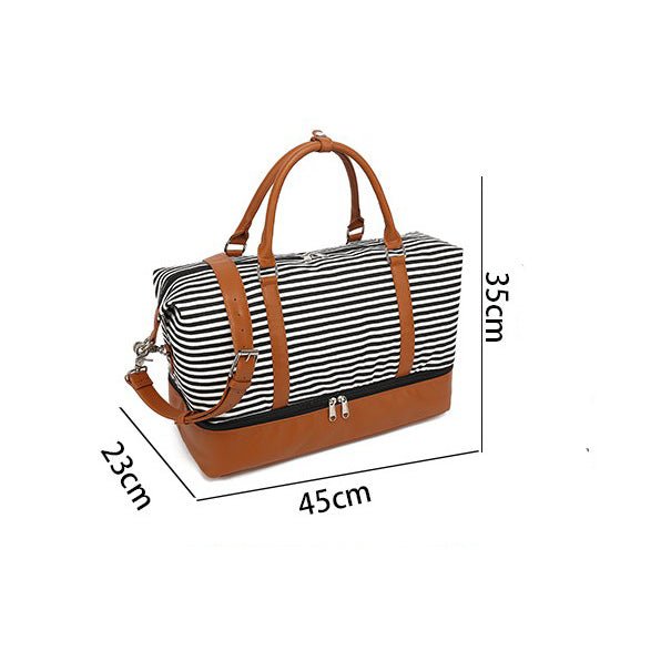 Canvas Weekend Duffle Bag Womens