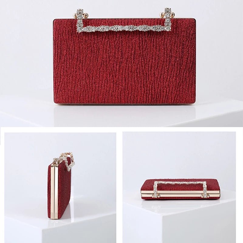 Wedding Clutch Bag Rhinestone Ladies Handbag Wedding Party Purse
