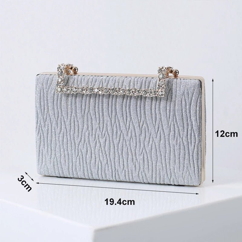 Wedding Clutch Bag Rhinestone Ladies Handbag Wedding Party Purse