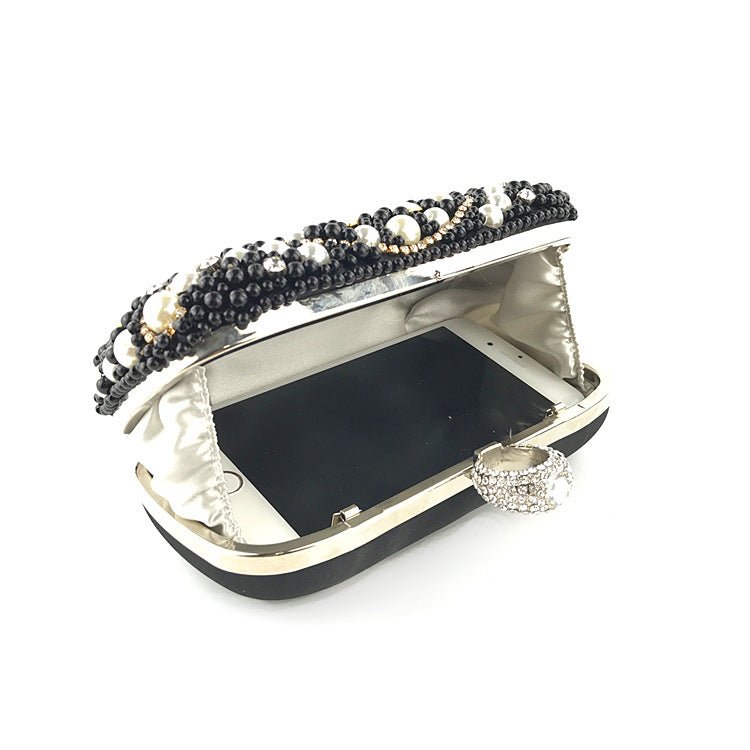 Clutch Party Evening Bag Wedding Purse Crystal Chain Shoulder Bag