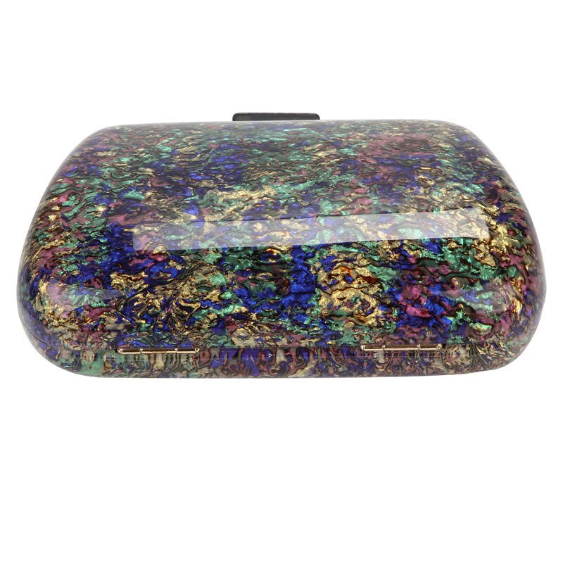 Colorful Hard Acrylic Evening Bag