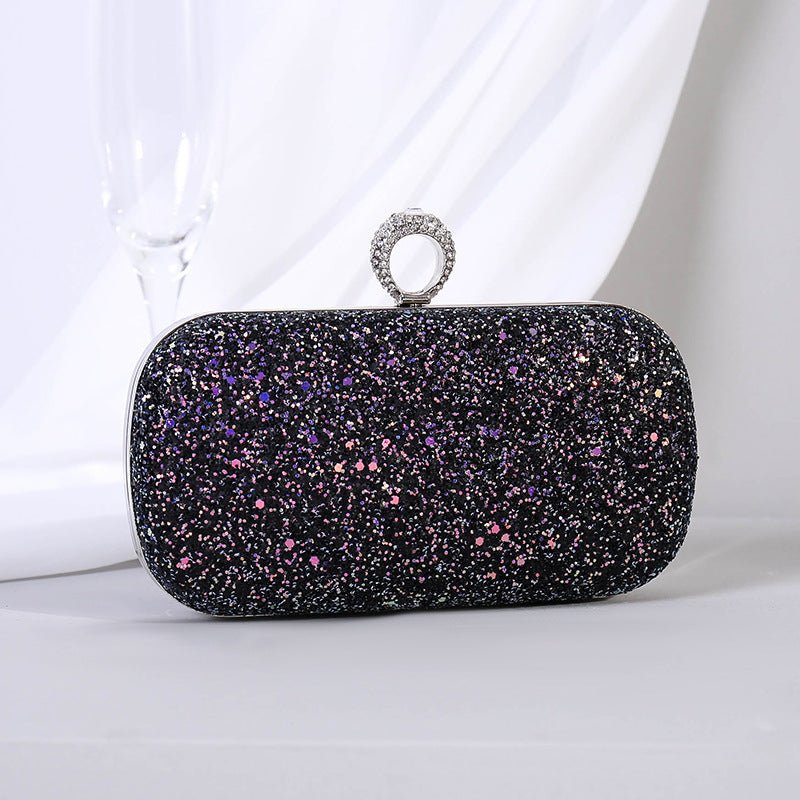 Colorful Sequin Women's Clutch Bag Party Chain Shoulder Purse