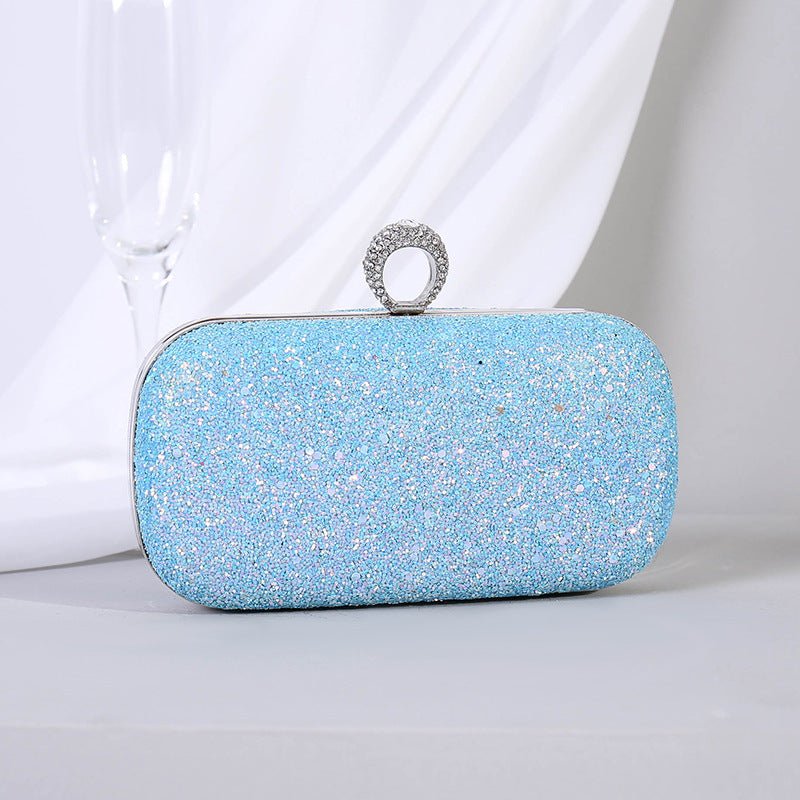 Colorful Sequin Women's Clutch Bag Party Chain Shoulder Purse