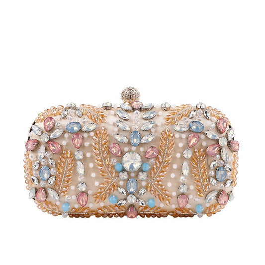 Crystal Clutch Bag for Wedding Party Rhinestone Handbag