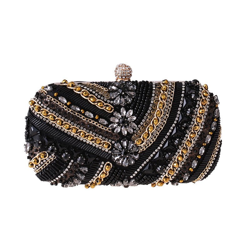 Crystal Evening Bags for Wedding Party Flower Rhinestone Clutch Purses