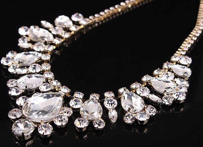 Crystal Necklace Wedding Jewelry Sets
