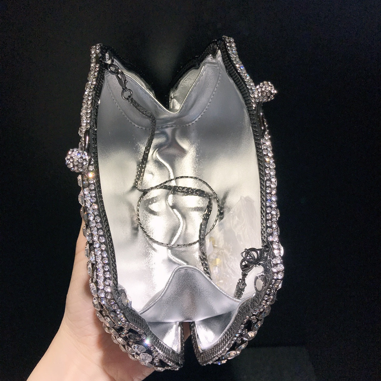Dazzling Evening Crystal Clutch Bags