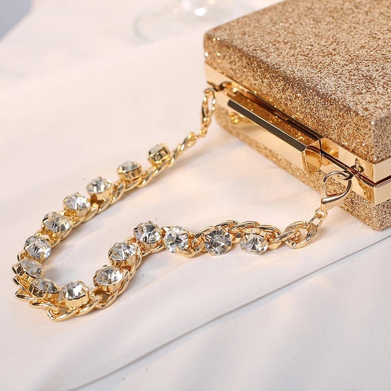Designer Handbags Wedding Rhinestone Chains Purses and Hand Bags
