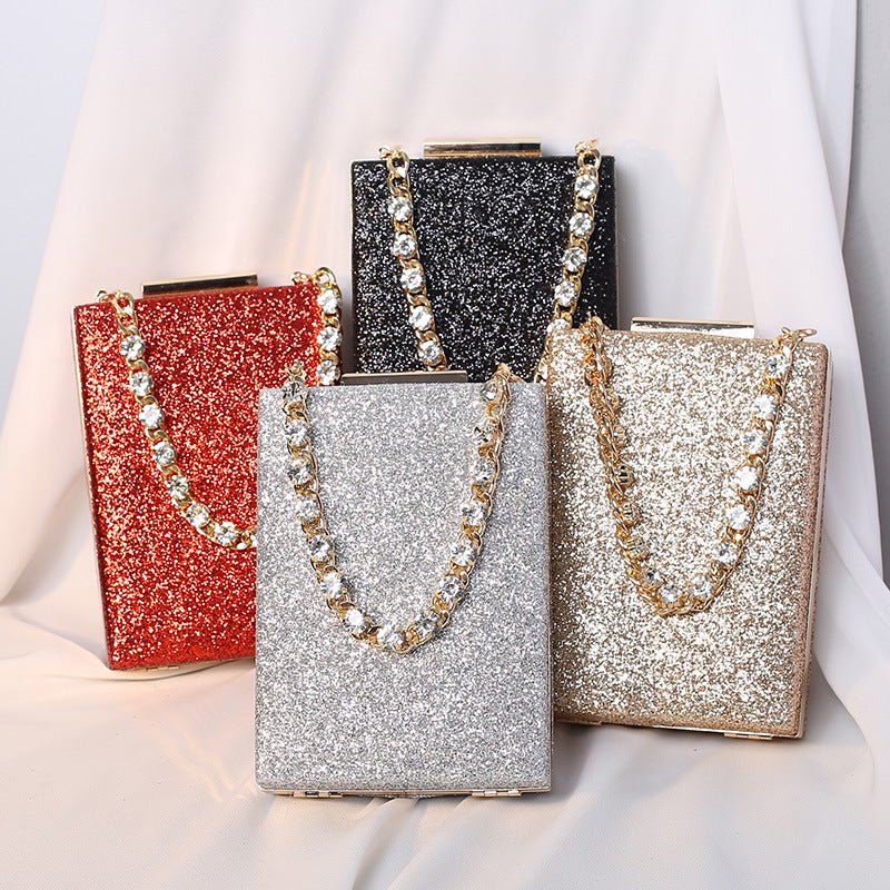 Designer Handbags Wedding Rhinestone Chains Purses and Hand Bags