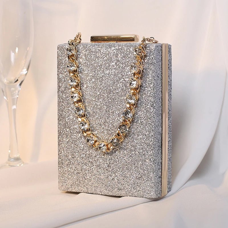 Designer Handbags Wedding Rhinestone Chains Purses and Hand Bags