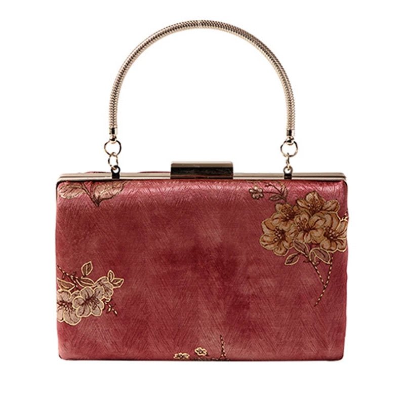 Designer Purses and Handbag Women's Retro Silk Shoulder Clutch Bags