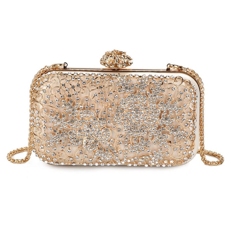 Designer Wedding Clutch Bag Metallic
