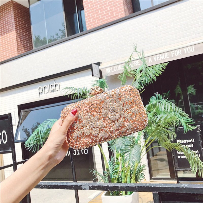 Designer Wedding Clutch Bag Metallic
