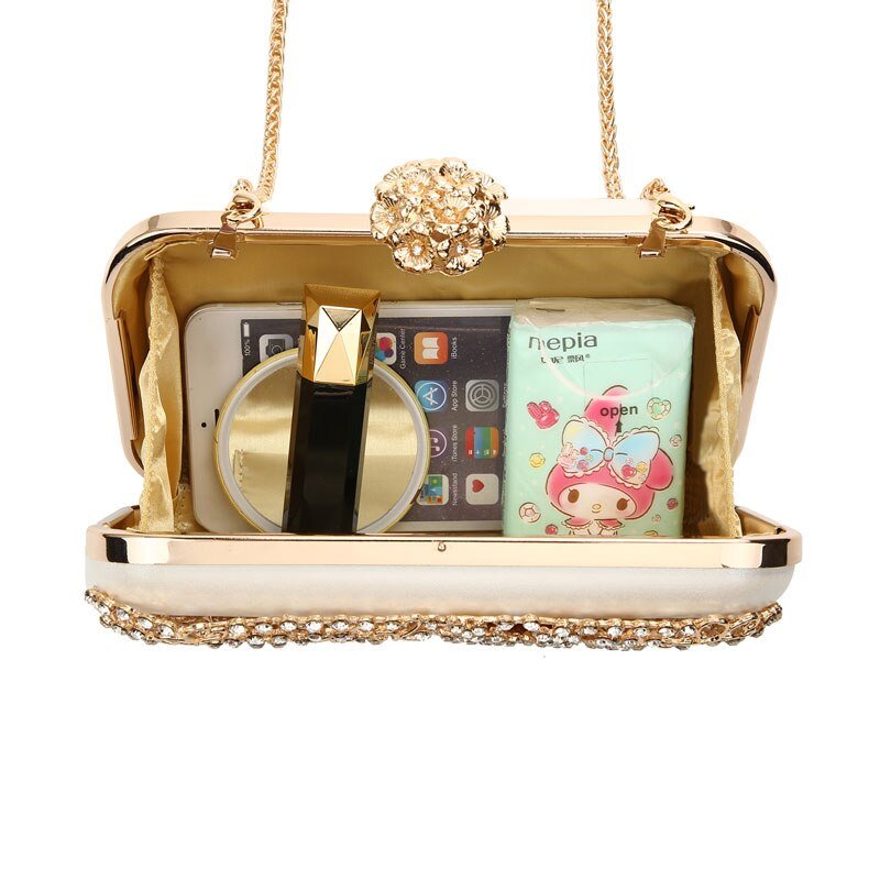 Designer Wedding Clutch Bag Metallic