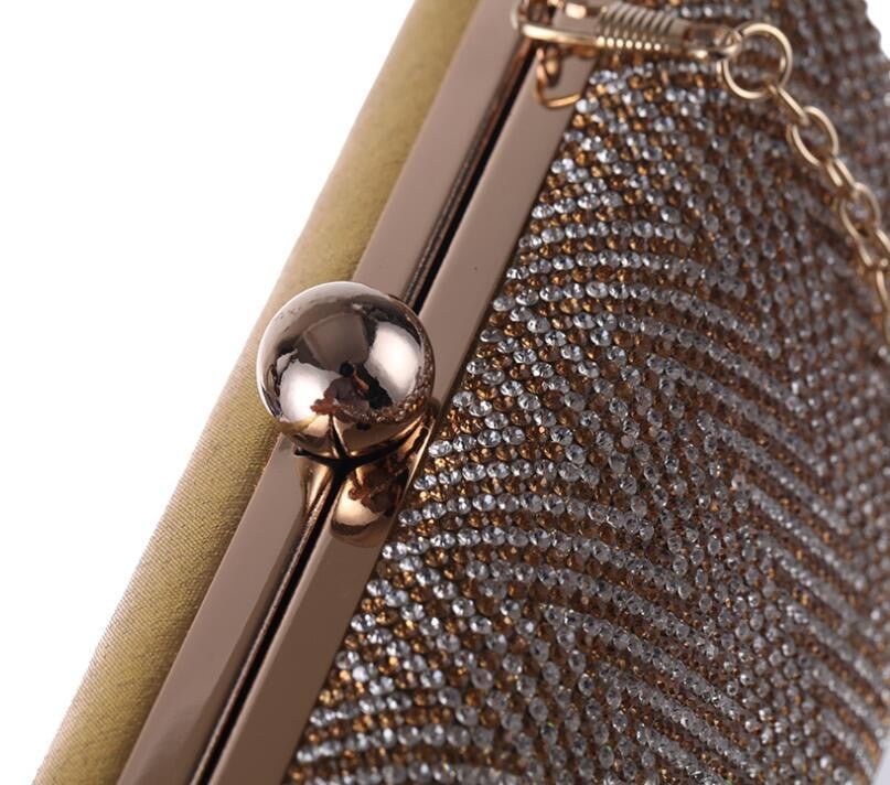 Diamond Evening Bag Crystal Rhinestones Wedding Clutch