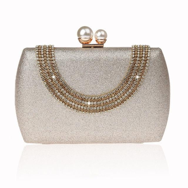 Diamond Evening Bag Crystal Wedding Party Clutch