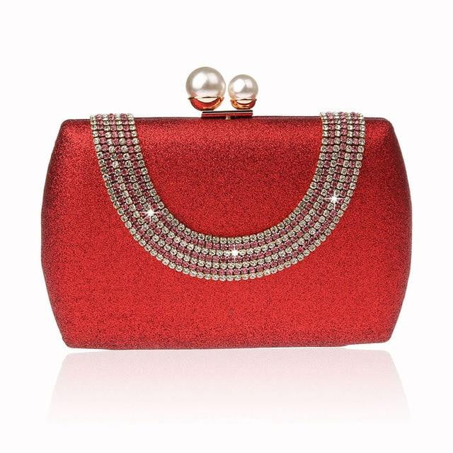 Diamond Evening Bag Crystal Wedding Party Clutch