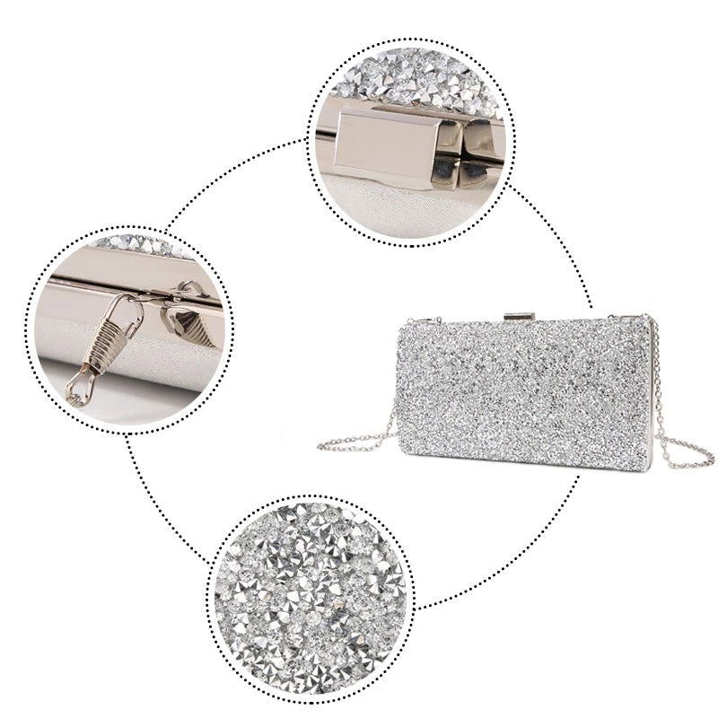 Diamond Evening Bag Rhinestone Clutch