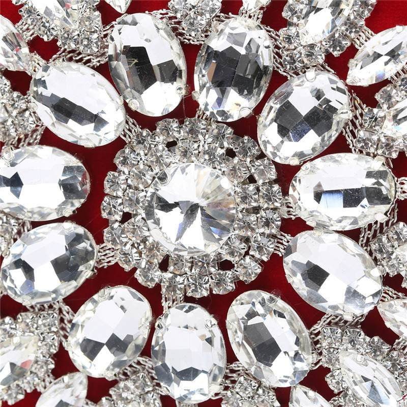 Diamond Evening Bags Luxury Rhinestone Flower Clutch