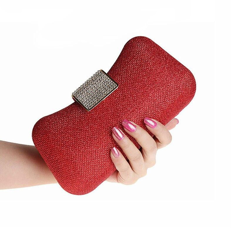 Diamond Evening Bag Dumpling Shape Diamond Clutch