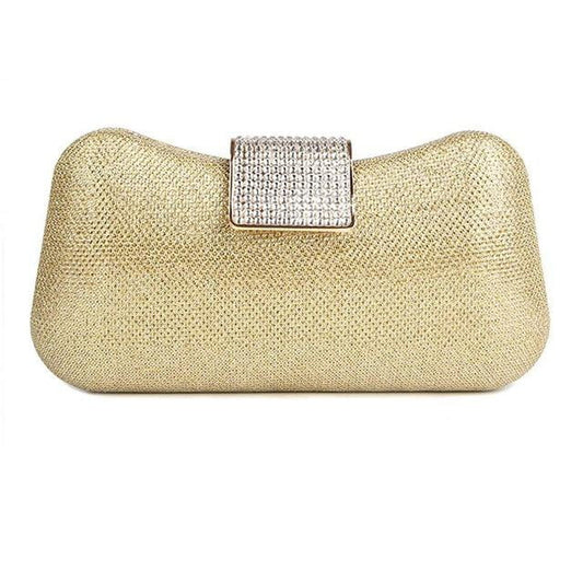 Diamond Evening Bag Dumpling Shape Diamond Clutch