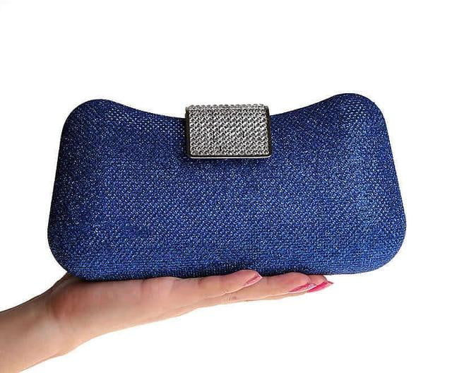Diamond Evening Bag Dumpling Shape Diamond Clutch