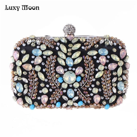 Evening Bags Diamond Beaded Wedding Wallet