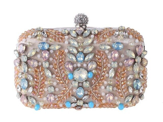Evening Bags Diamond Beaded Wedding Wallet