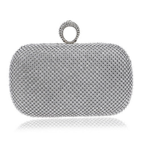Evening Clutch Bags Diamond With Chain
