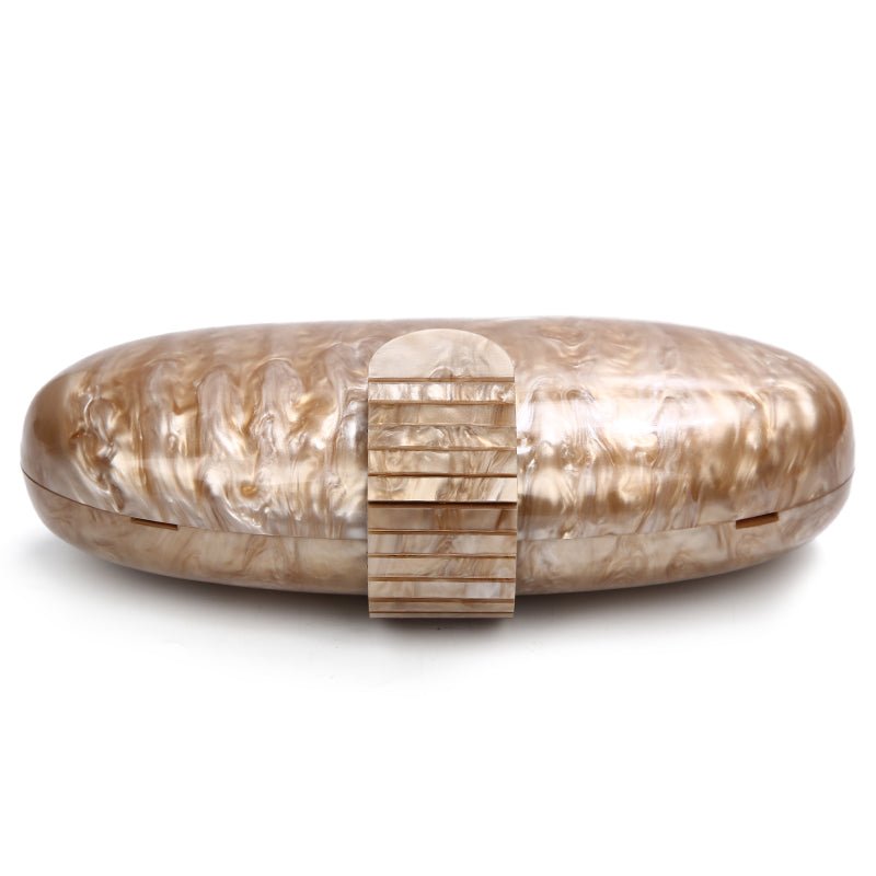 Fashion Acrylic Evening Handbags Egg Shape