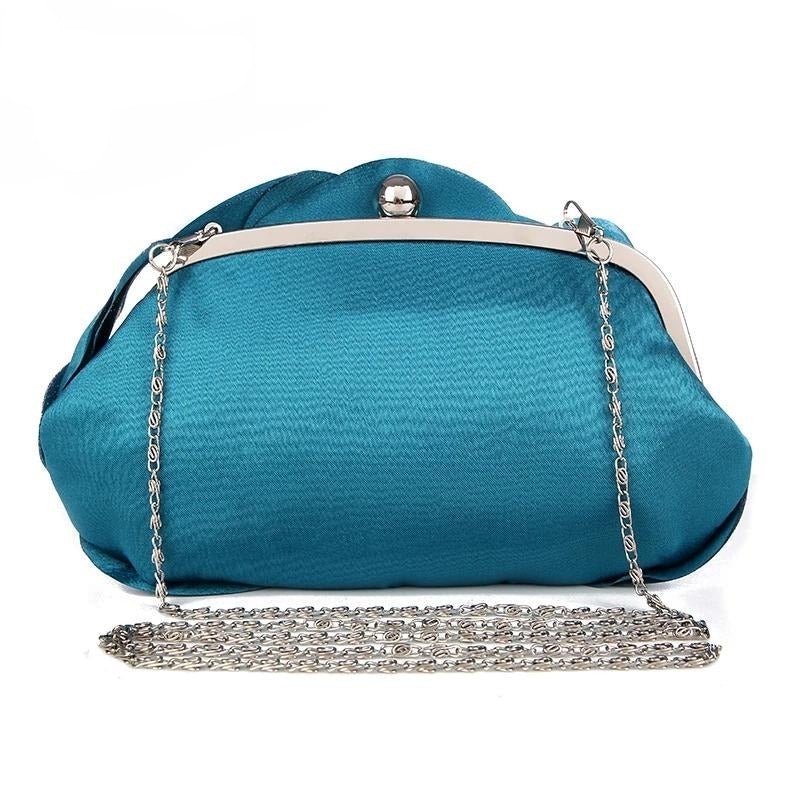 Flower Evening Bag Fashion Rose Chain Clutch