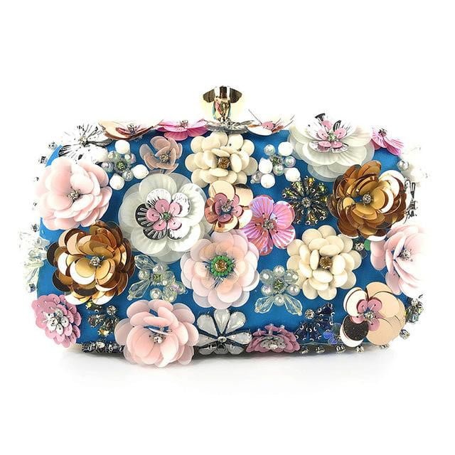 Flower Evening Bags Wedding Party Clutches