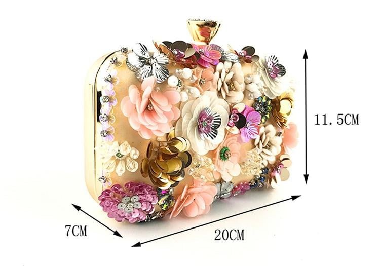 Flower Evening Bags Wedding Party Clutches