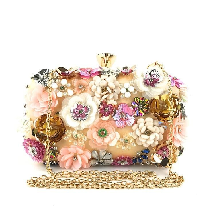Flower Evening Bags Wedding Party Clutches