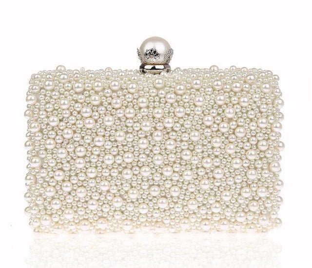 Full Pearls Evening Bags Day Clutches